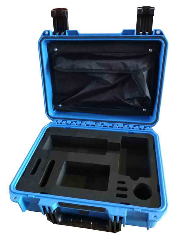 Tricase Pabrik Baru Tiba Bule Warna IP67 Tahan Air Tahan Benturan Keras PP Plastik Membawa Alat Kasus untuk Instrumen M2200