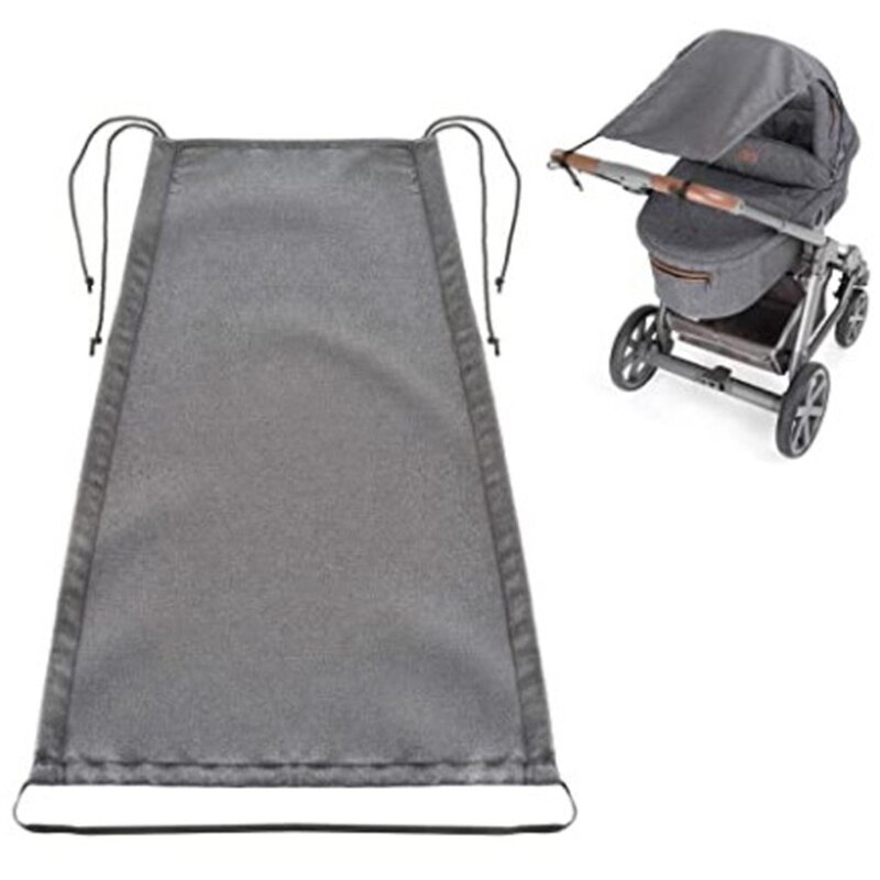 Baby Stroller Accessories Windproof Waterproof UV Protection Sunshade Cover for Kids Prams Car Outdoor Activities