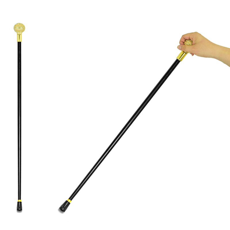 패션 워킹 지팡이 스틱 골드 여성 레이디 뷰티 퀸 지팡이 Monarchess 다이아몬드 Golden Crutch Scepter Canes Crutch for Women