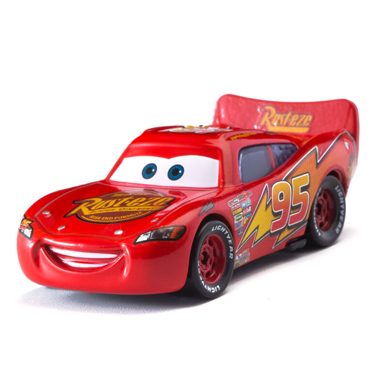 Mobil Disney Pixar 2 3 Lightning McQueen Matt Jackson Storm Ramirez 1:55 Mobil Paduan Pixar Mobil Die Casting Logam Hadiah Mainan Anak Laki-laki