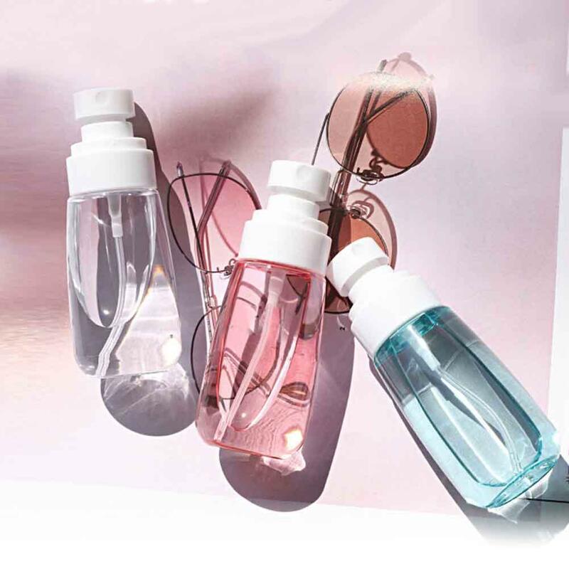 Dispensador de cosméticos portátil recarregável, 30/60/100ml, viagem, frasco de spray vazio, conjunto