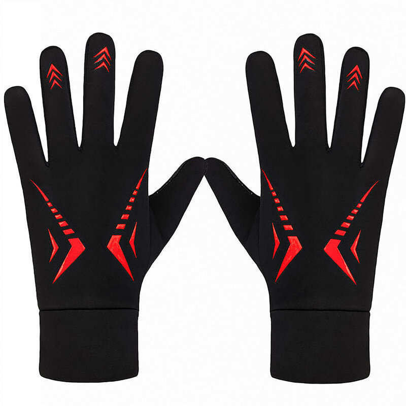 Jesienne zimowe męskie rękawiczki damskie dotykowe zimne wodoodporne wiatroszczelne rękawice Outdoor Sports ciepłe termiczne polarowe rękawiczki narciarskie L * 5