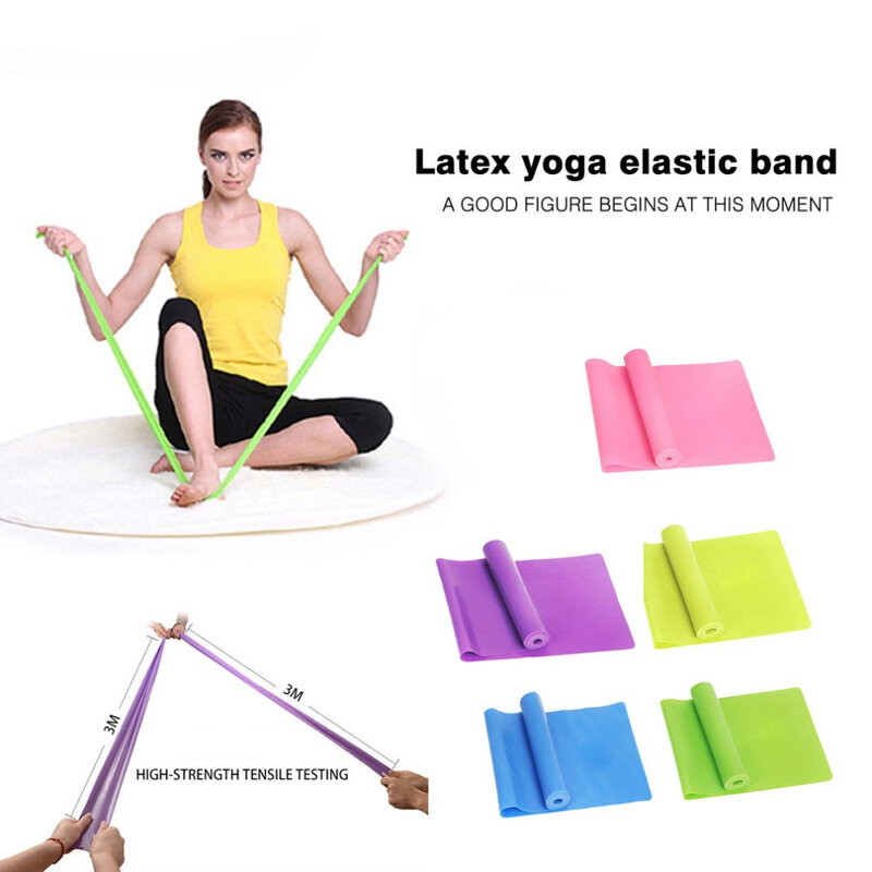 Faixas da resistência ajustadas da aptidão para o exercício dos esportes treinamento yoga força da aptidão goma borracha workout gym elástico equipamento