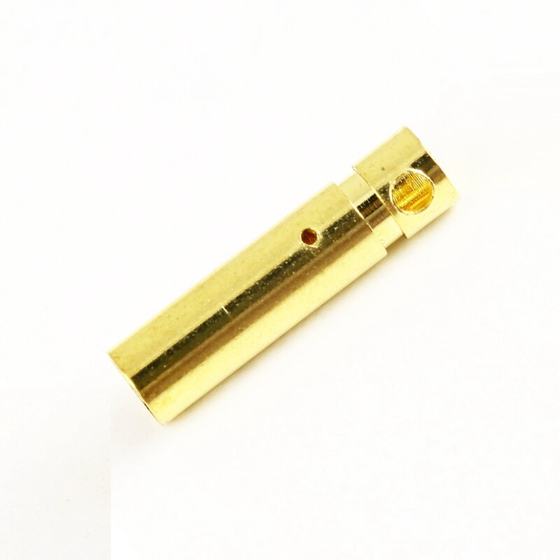 Rcmall 20 pçs 3.0 masculino femal ouro bala banana plug conectores rc bateria gancho eletrônico
