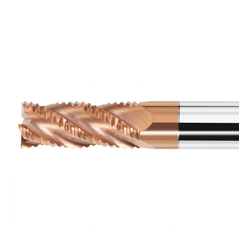 End Mill คาร์ไบด์3 Flutes 4ฟันสำหรับเหล็กอลูมิเนียมอะคริลิคเครื่องตัดไม้6 10 12mm CNC เครื่องกัดเครื่องมือ