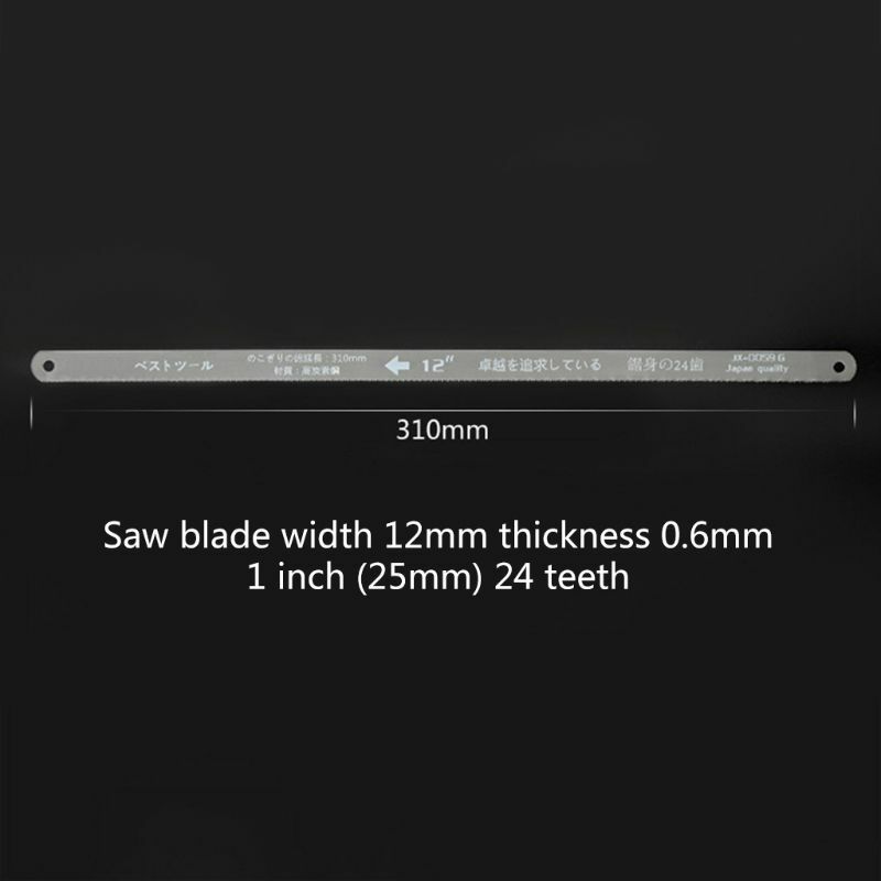 Mini lâmina de serra de mão m7da, 300mm, 12 polegadas, aço inoxidável, quadro de lâmina de serra de mão