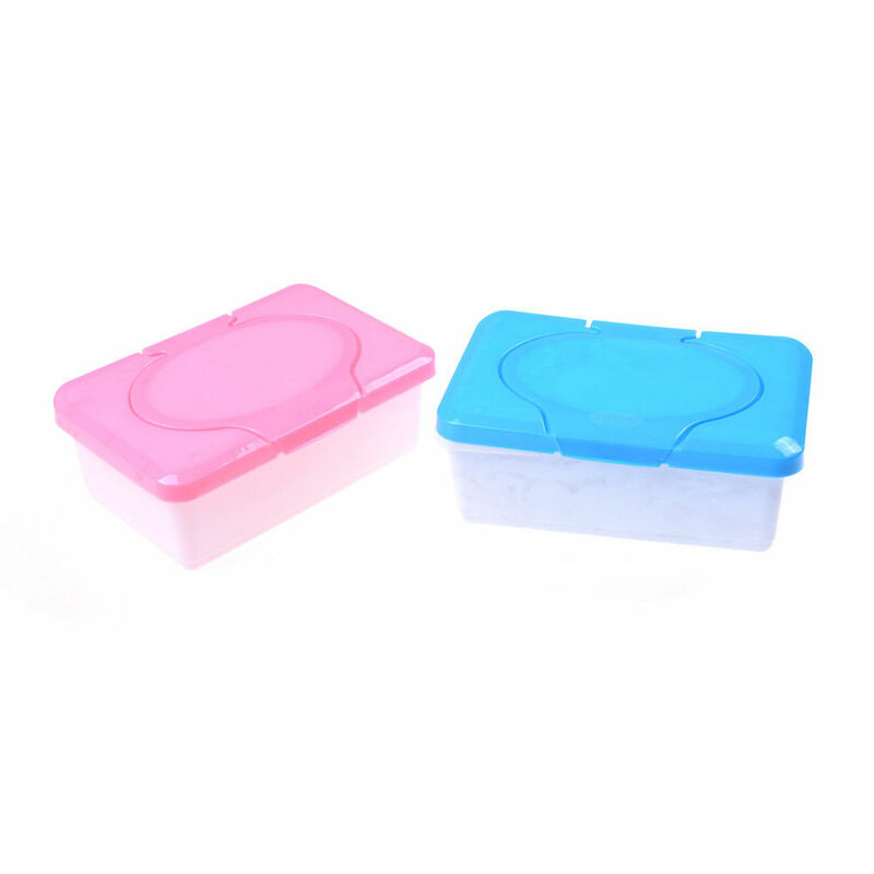 Kotak Tisu Tisu Basah Plastik Kasus Otomatis Kedatangan Pop-Up Desain Jaringan Case Bayi Wipes Penyimpanan Organizer Kotak