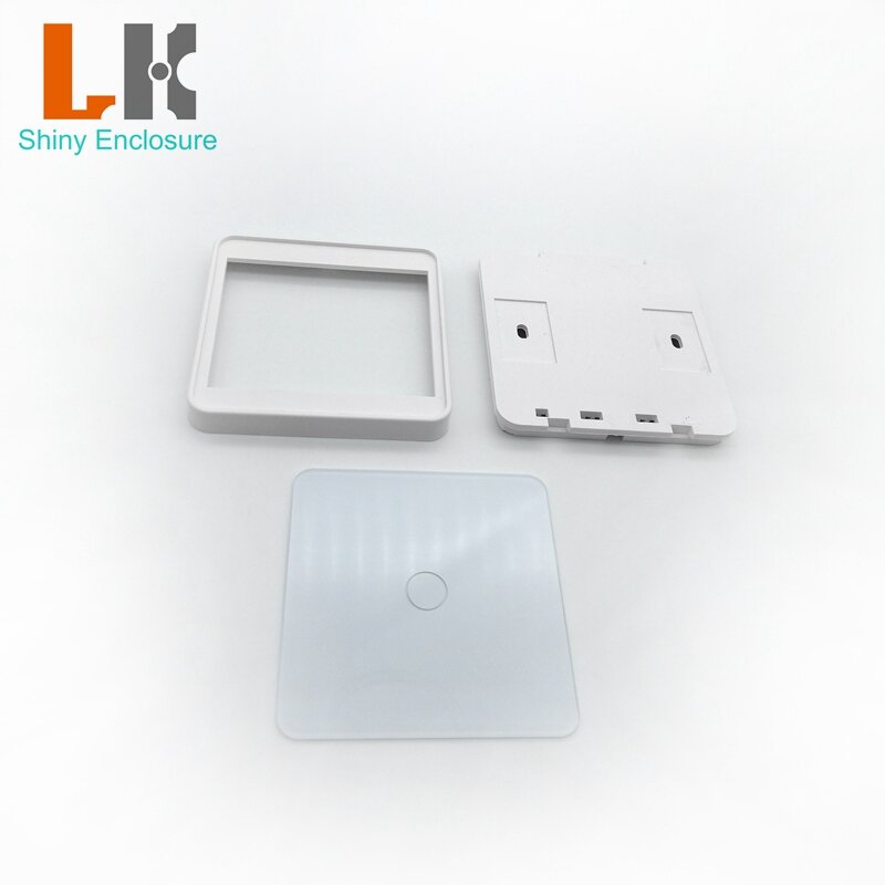 LK-ST05 led espelho de luz sensor toque gabinete plástico led dimmer switch abs caixa junção 86x86mm