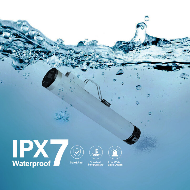 BioloMix 4th Generation สมาร์ท Wifi Sous Vide Cooker IPX7 Super Slim Thermal Circulator กับ APP Control