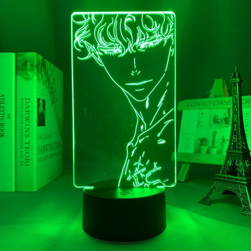 Lampe LED Anime 3D pour chambre à coucher, décoration de chambre, veilleuse, cadeau Manga, lumière de bureau, 51 portes