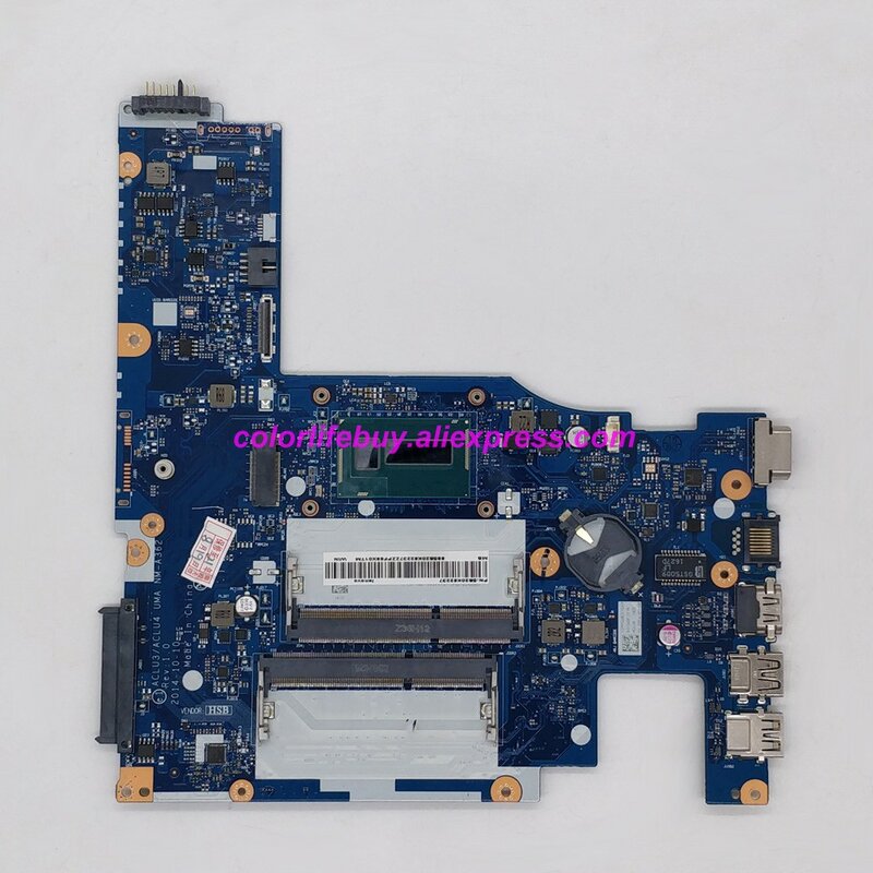 Genuine 5B20K62237 ACLU3/ACLU4 UMA NM-A362 w SR27G I3-5005U CPU Laptop Motherboard for Lenovo Ideapad G50-80 NoteBook PC Tested