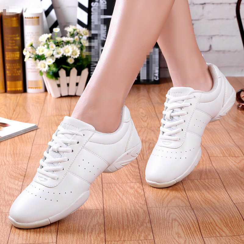 Dance Shoes Woman Men Ladies Modern Soft Outsole Jazz Sneakers Aerobics Breathable Lightweight Female Dancing Fitness Sport
