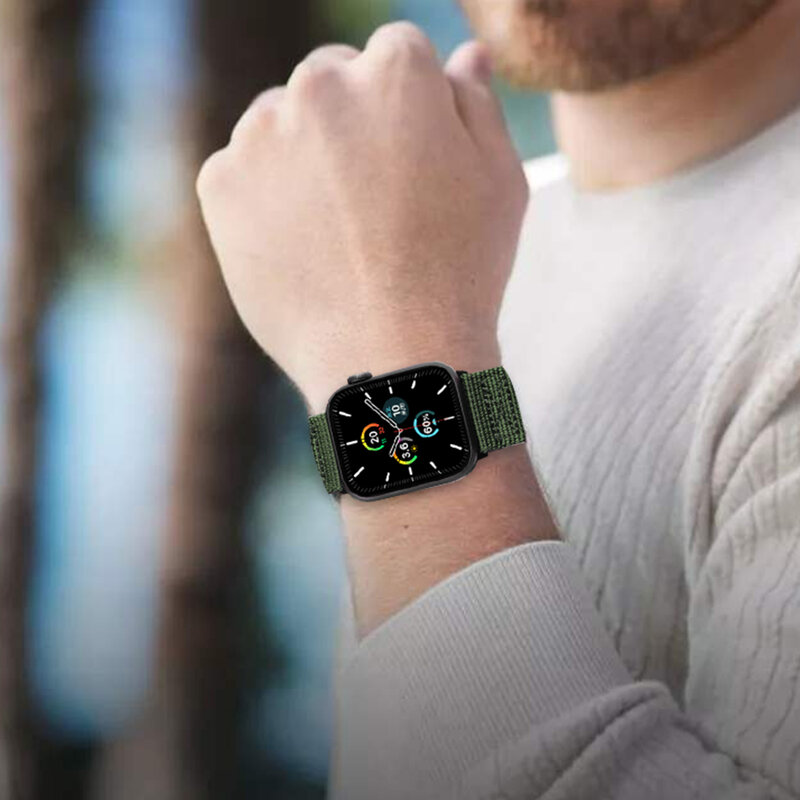 Correa de nailon para Apple watch 5 correa 44mm 40mm correa pulsera de correa 42mm 38mm para correa de reloj para iwatch accesorios serie 4 3 2 1