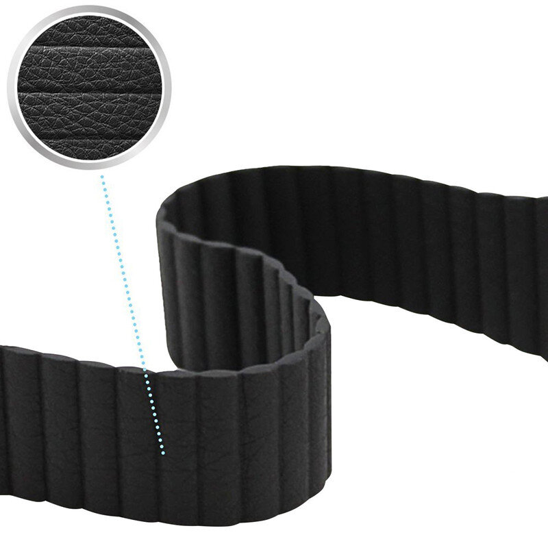 Кожаный ремешок-петля для Apple watch band 5 4 3 магнитный браслет iwatch band 44 мм 40 мм 42 мм 38 мм серия 5 4 3 2 ремешок для часов