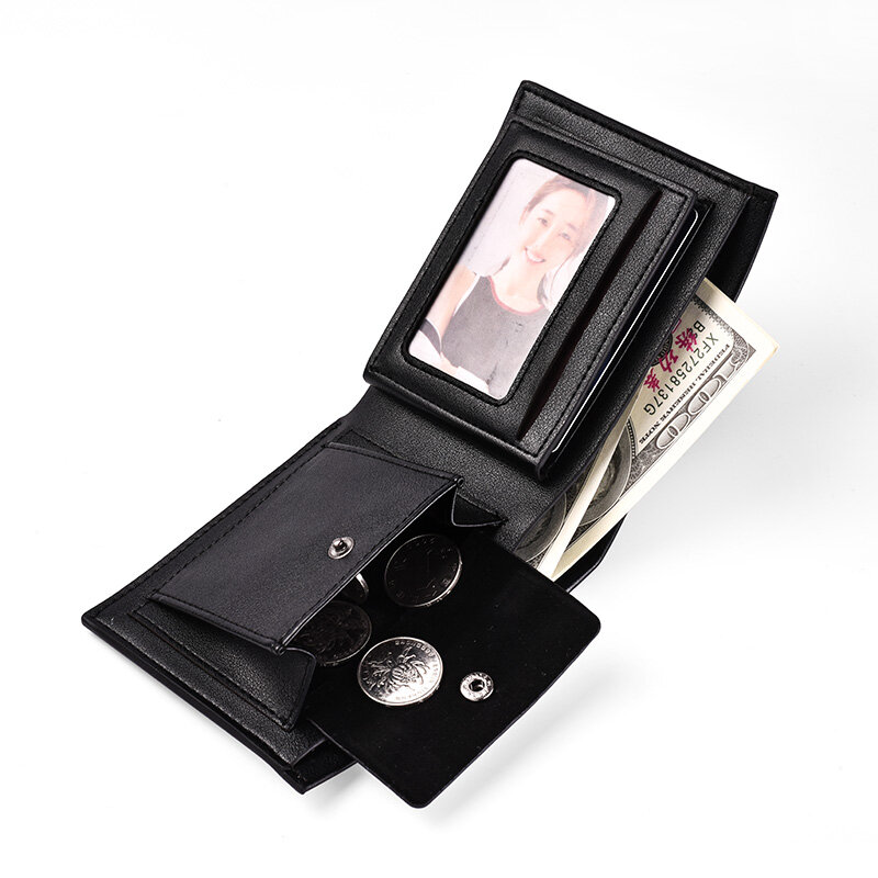 어라운드 ID 카드 지갑, 하이 퀄리티 신용카드 홀더 지갑, 동전 주머니 지갑 포함, 2024 신제품