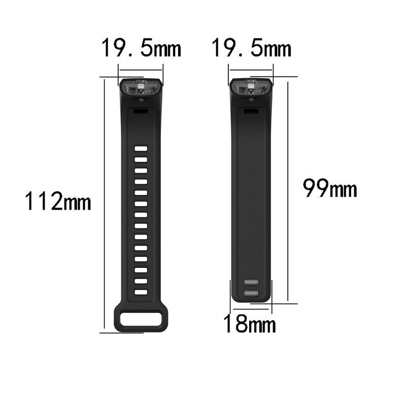 Pulseira de silicone para huawei banda 2/banda 2 pro pulseira band2 band2pro pulseira de pulso silicone gel pulseira de montre correa de reloj