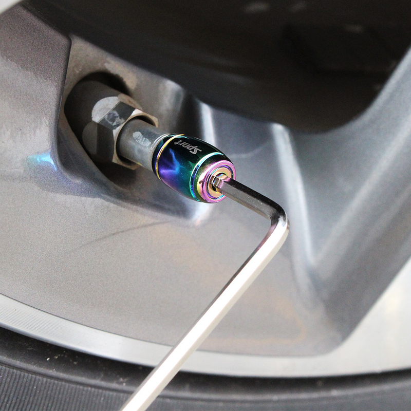DSYCAR-cubierta antipolvo para neumático de coche, tapa de válvula de rueda de neumático Multicolor para Moto, tapones para vástago de válvula, 4 Uds./Set