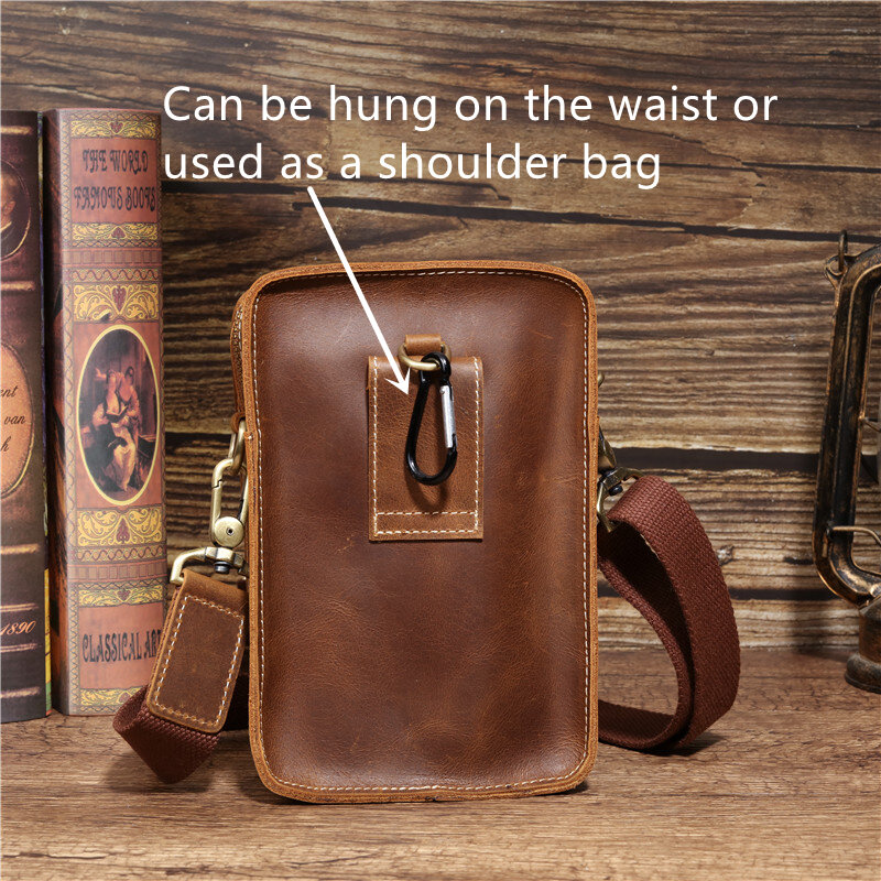 男性用本革ベルトバッグ,携帯電話の財布,男性用ミニ財布,屋外用の財布と財布,カードポケット