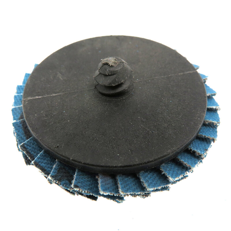Disco lamellare da 10 pezzi disco abrasivo da 2 "50mm per Roll Lock 40/60/80 strumenti abrasivi a grana per lucidare la rimozione della ruggine in ferro metallico