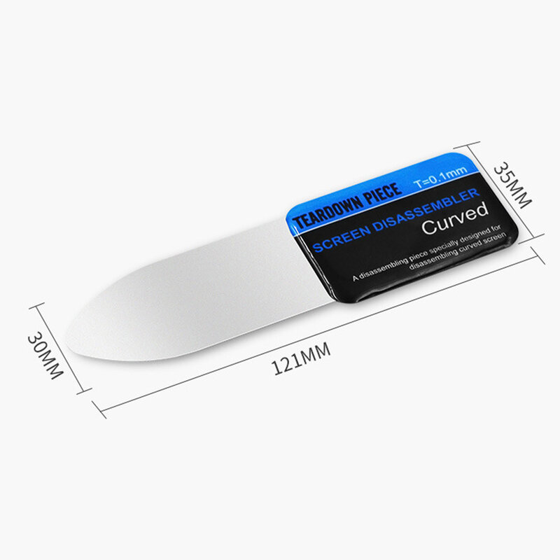Qianli ferramenta ultra fino pry spudger desmontagem cartão dedicado para tela curvada quadro médio escudo ferramenta de abertura da tela faca