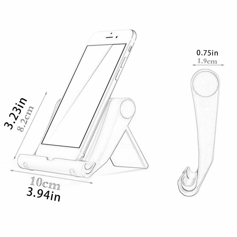 Soporte portátil plegable para tableta, soporte Universal ajustable para teléfono inteligente, iPhone y Samsung