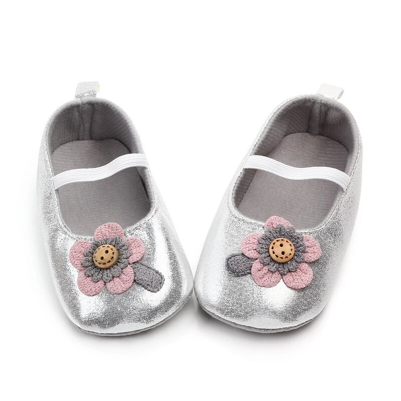 2020 Sun Flower Baby Shoes Soft Sole Baby Girl Shoes Anti-Slip First Walker Princess Baby Shoes
