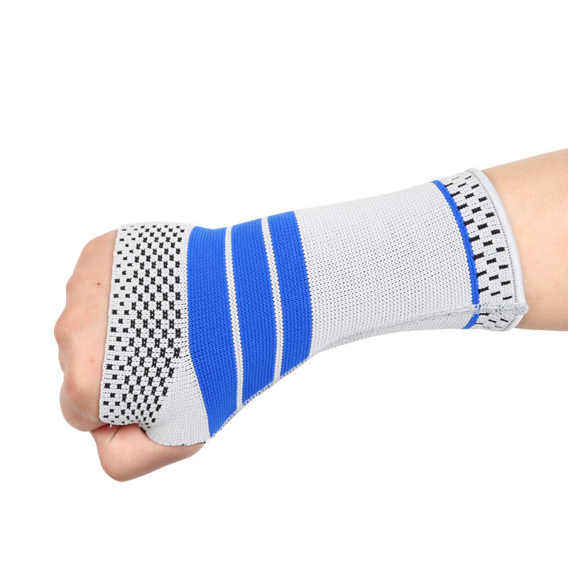 Luvas de pulso de silicone para homens e mulheres, luva de bandagem para esportes ao ar livre, cinta elástica de silicone, proteção e segurança