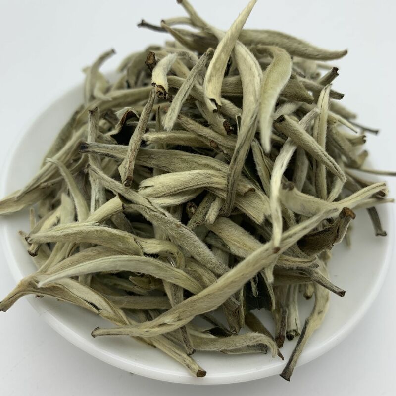 150g chá branco chinês bai hao yin zhen chá branco prata agulha chá para peso solto chá natural orgânico beleza saúde alimentos