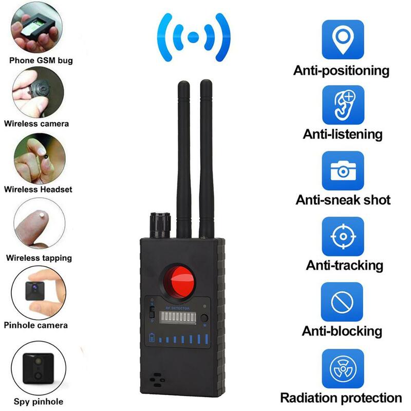 G528 Anti Spy Camera Detector LED Infrared Scanning RF Signal Detection Wireless Bug Micro Cam GSM GPS Tracker