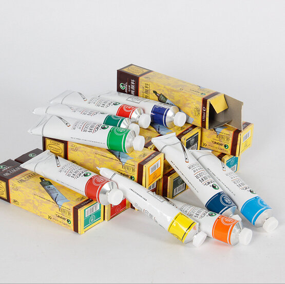 Ginflash Professional Maries 모든 색상 50ml 각 튜브 오일 페인트 색 그림 그리기 안료 미술 용품