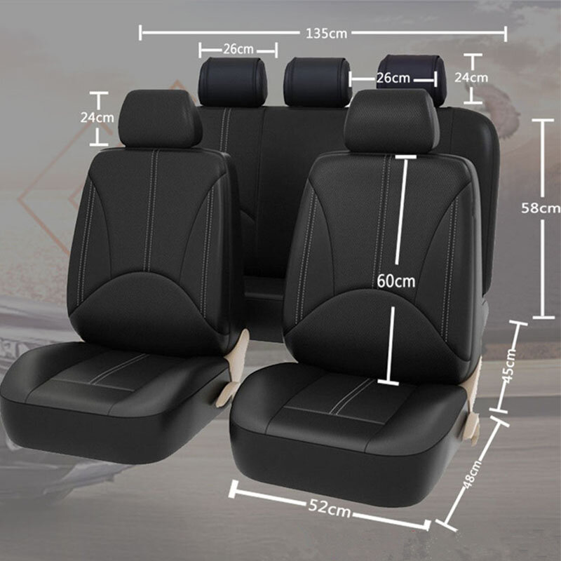 Чехлы для автомобильных сидений, Универсальные водонепроницаемые чехлы для сидений из искусственной кожи