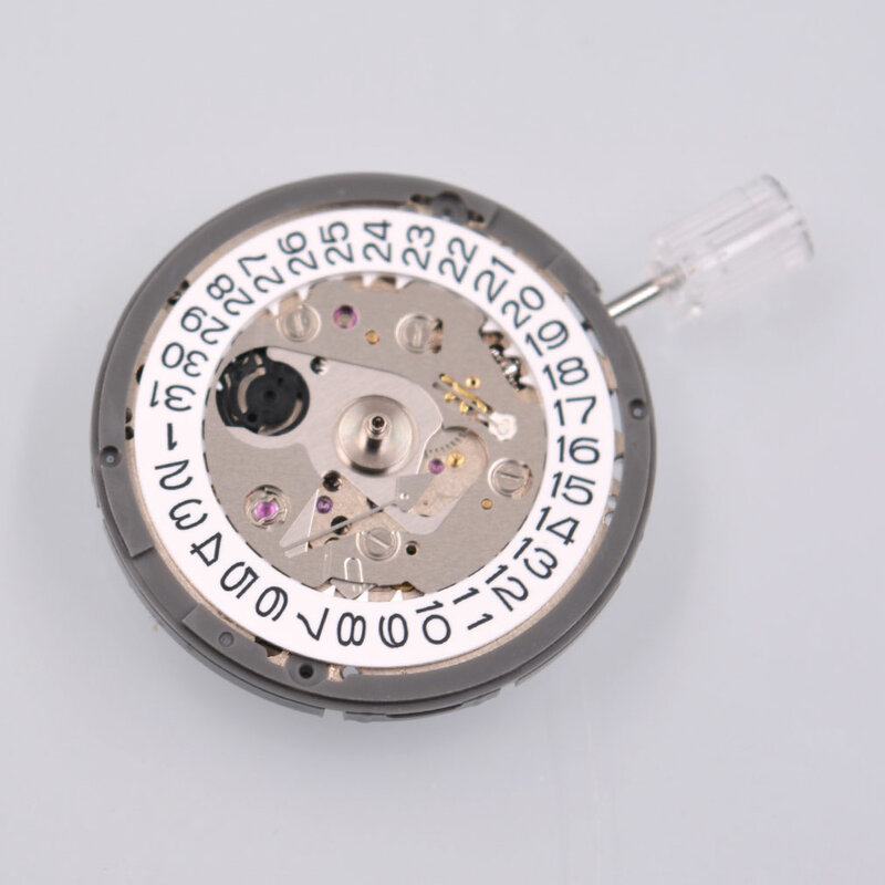 New NH35 NH35A Movement Automatic Watch Movement Date at 3 w/ White Date Disc