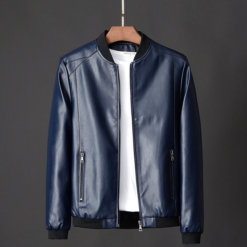 large size 7XL  8XL suede casaco Men's Real Leather Jacket Men Motorcycle winter coat Men Warm Genuine Leather Jackets