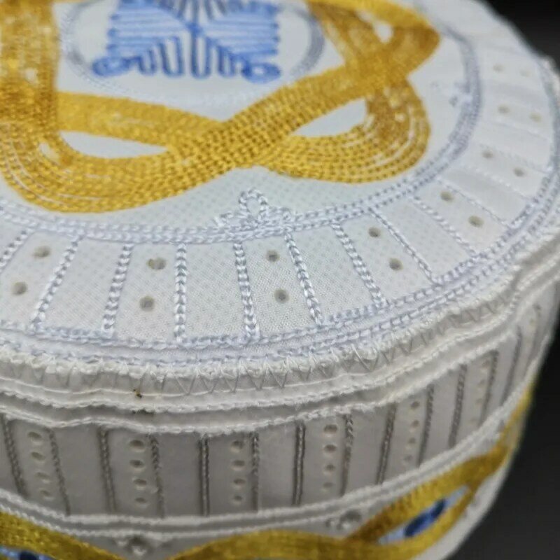 Kappa capa de oração muçulmano índia islam árabe judeu musulman indio moslim tampões amarelo pentagrama padrões novo