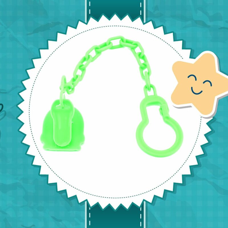 Attache-tétine en plastique pour bébé, attache-tétine en chaîne, anneau de dentition, alimentation du lait, accessoires porte-jouet, ours de fruits et légumes pour enfant