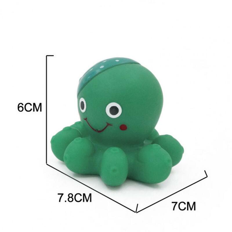 Mainan Mandi Ramah Lingkungan Bentuk Kartun PVC Lucu Pendidikan Mainan Anak-anak Semprotan Air Mengambang Boneka Lucu Pernak-pernik Bak Mandi Super Lembut