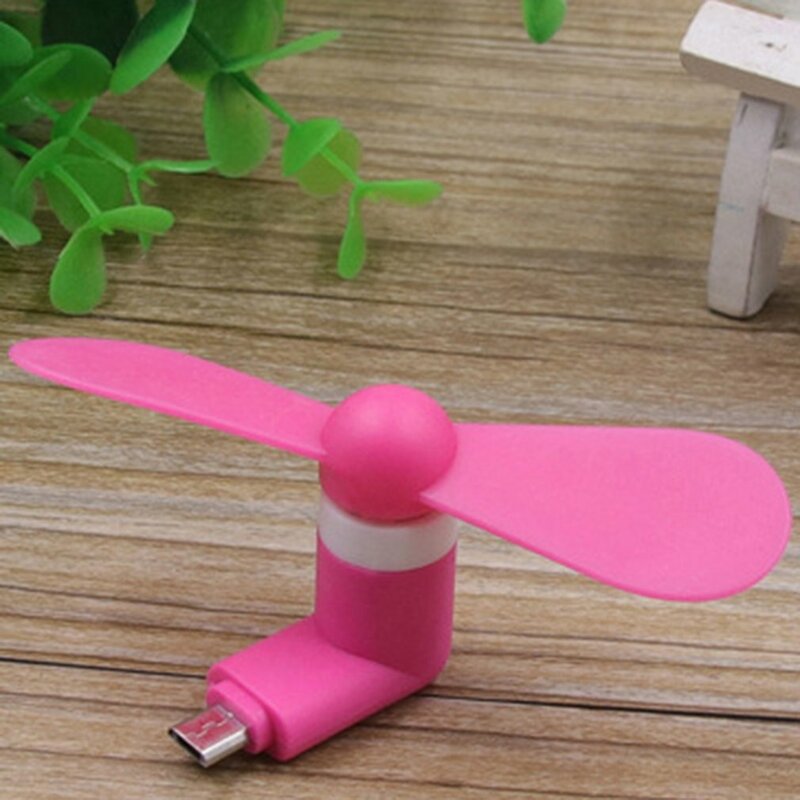 Pour Android Portable Cool Micro USB ventilateur téléphone Portable USB ventilateurs basse voix pour Android téléphone Portable USB alimentation