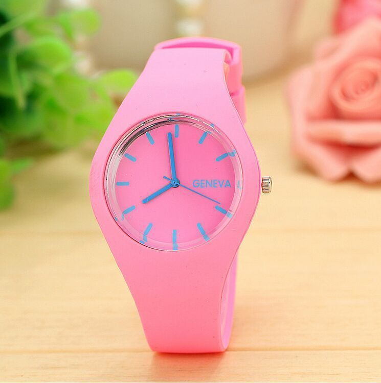 2020 Geneva Watch Women Sports Watches Fashion Jelly Silicone Strap Analog Quartz Wristwatches Women Ladies Watches Reloj Mujer