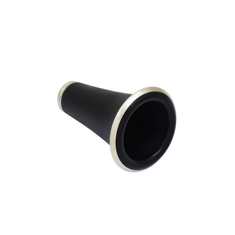 Bb tubo de campana de clarinete negro, altavoz de baquelita, piezas de altavoz de clarinete portátiles universales, accesorios de instrumentos de viento de madera