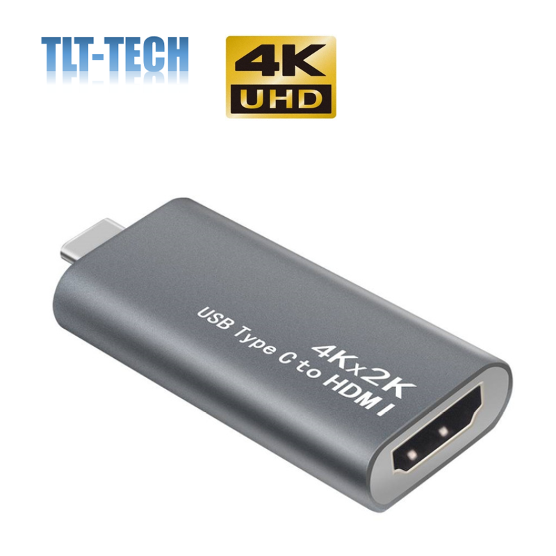 Convertitore adattatore da USB C a HDMI 4K compatibile con MacBook Pro 2018/2017, MacBook Air 2018, dell xps 13/15,Samsung Galaxy S10/S9