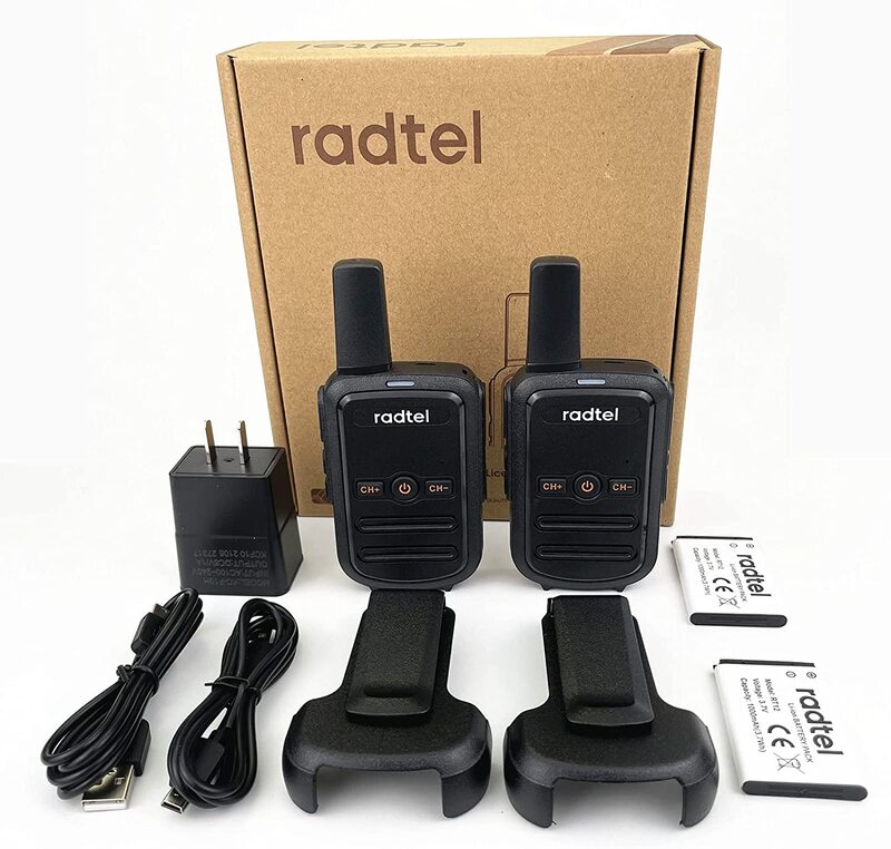 Mini walkie-talkie RT12, Radio de dos vías, comunicador FRS PMR radios, para Hotel y negocios, 1 o 2 uds.