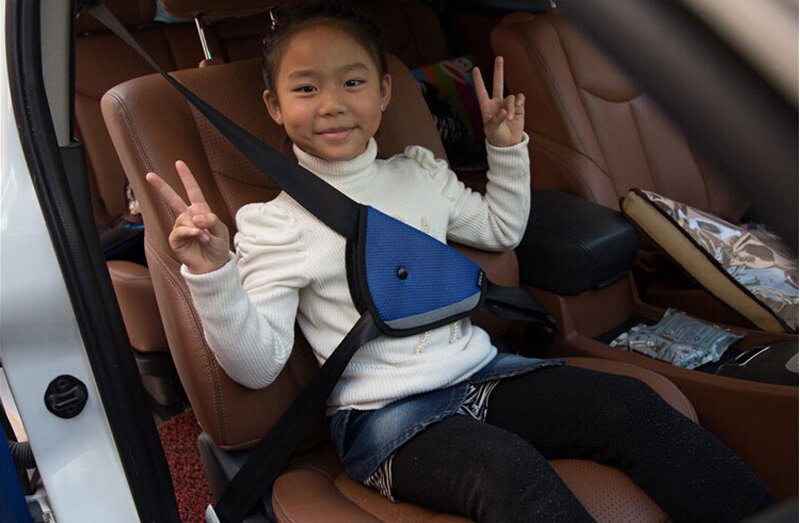 Samochód bezpieczne dopasowanie regulator pasa bezpieczeństwa pas bezpieczeństwa samochodu regulacja urządzenia dziecko dziecko osłony ochraniające pozycjoner