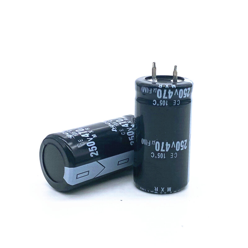 Алюминиевый электролитический конденсатор, 12 шт./лот, 250 В, 470 мкФ, 20% в, мкФ, размер 22*30 мм,