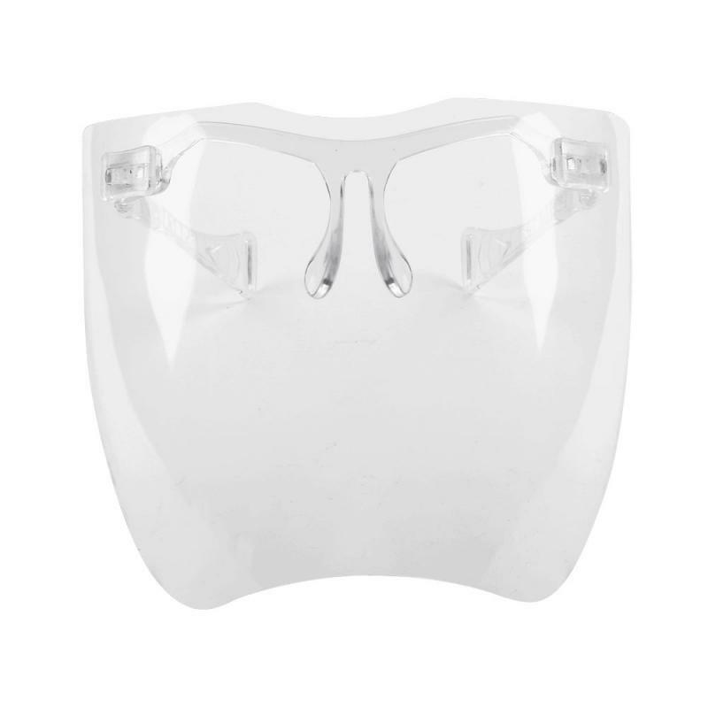 10 pces segurança completa rosto escudo óculos de proteção transparente tela máscara viseira óculos de olho anti-spray máscara facial lente dropshipper