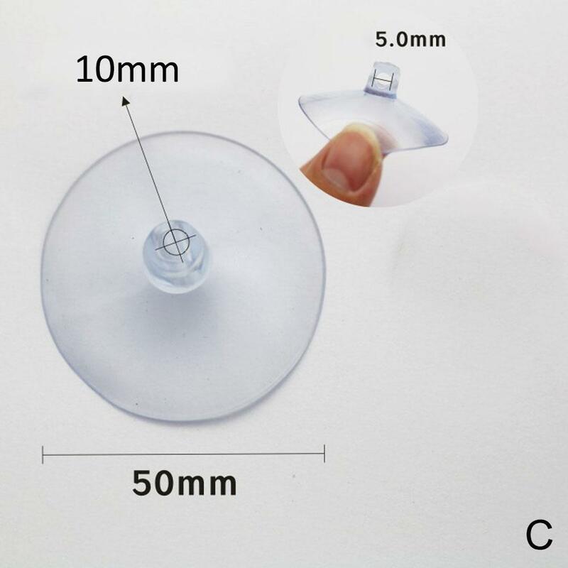 10個3/4/5センチメートル吸盤吸引真空カップ透明plasitcキノコヘッド吸盤カップハイエンドpvc真空
