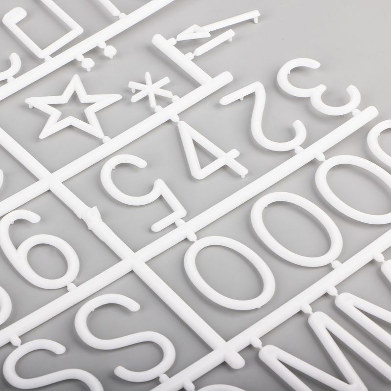 Caratteri per bacheca in feltro numeri di 200 pezzi per bacheca modificabile