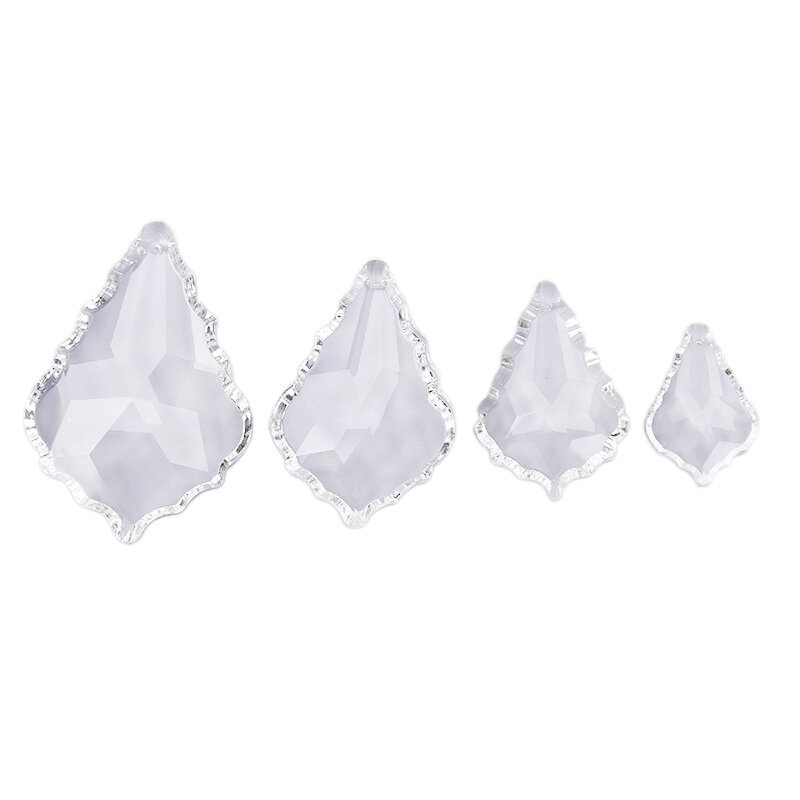 1pc 38mm/50mm/63mm/76mm Transparent Clear Chandelier Glass Crystals Lamp Prisms Parts Hanging Drops Pendants
