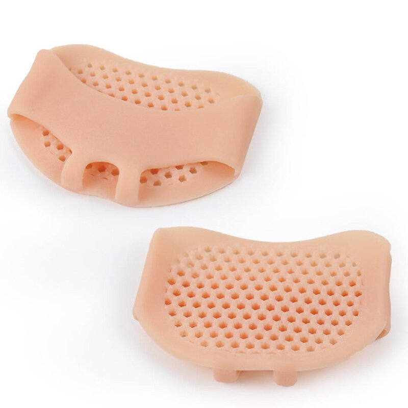Silikonowe przednie nóżki Separator palców stopy poduszka ulga w bólu buty wkładki do palucha koślawego korektor pielęgnacja stóp