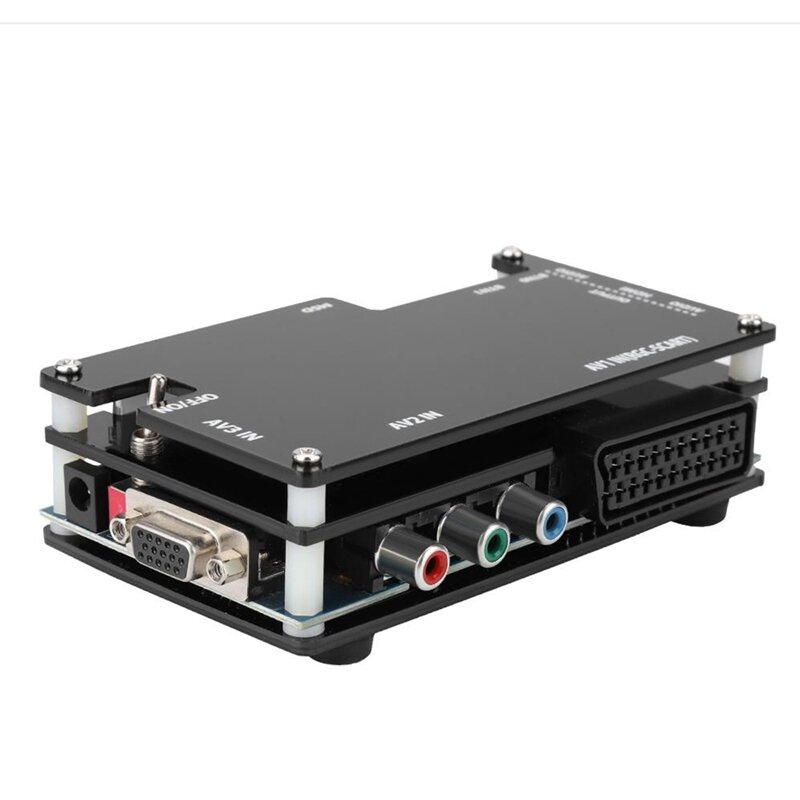 OSSC HDMI Converter Kit für Retro Spielkonsolen PS1 2 Sega Atari Nintendo, UNS Stecker Hinzufügen EU Adapter