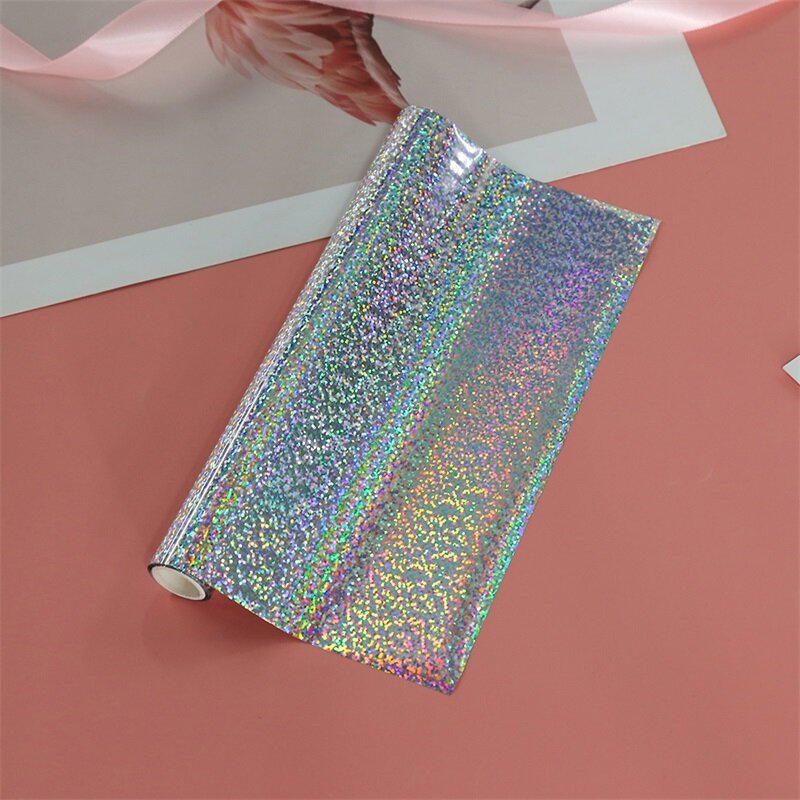 19.3cmx5m New Toner Reactive Foil by Laser Printer and Laminator Paper Holographic Heat Transfer Crafts Foils New DIY Tool 2021